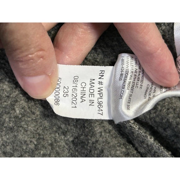 Eddie Bauer Radiator Fleece 1/4 Snap Button Mock Neck Sweater Mens S Small - Picture 9 of 12